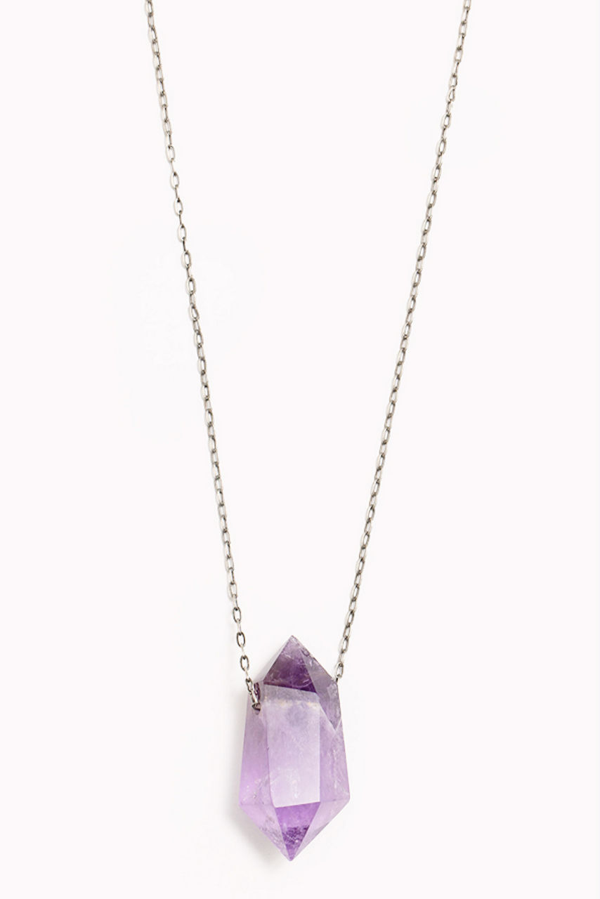 Joseph Brooks Amethyst Necklace