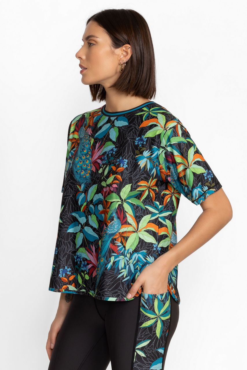 【FallettXLee】Topstitch Crop Short Sleeve Tee Women's Summer Crop Tops Short Sleeve Crew Neck T-Shirts
