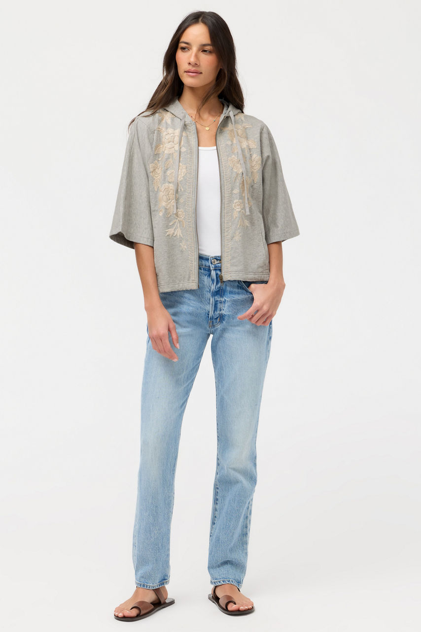 BEE ACTIVE DOLMAN SHORT SLEEVE HOODIE, , large image 4