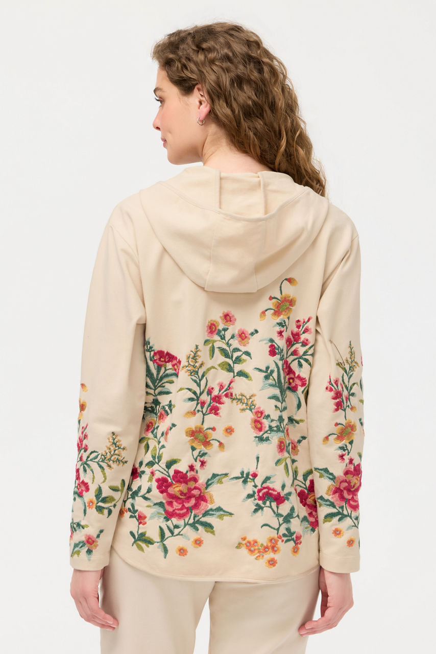 BEE ACTIVE ZIP FRONT HOODED COAT, , large image 5