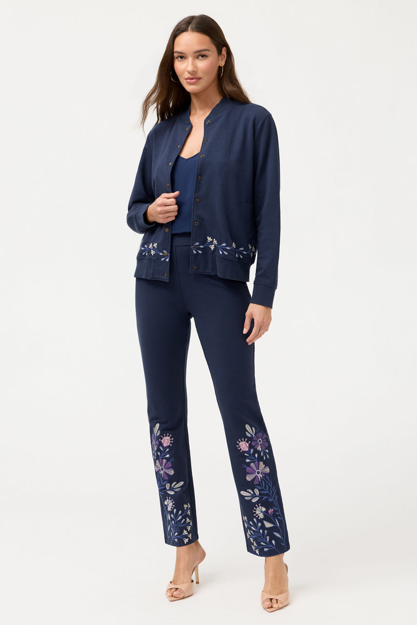 BEE ACTIVE FRENCH TERRY BOMBER JACKET, , large image 3