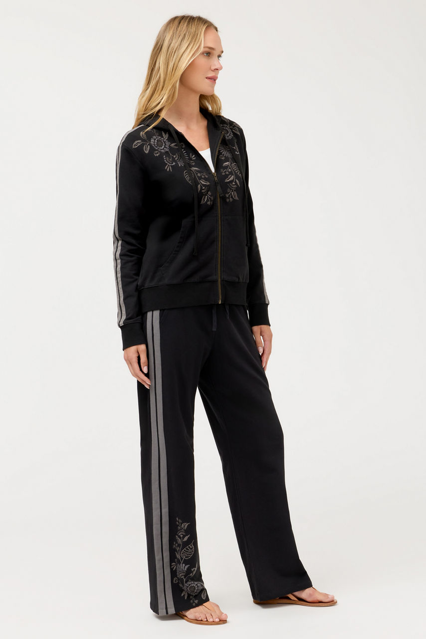 BEE ACTIVE SIDE STRIPE WIDE LEG, , large image 2