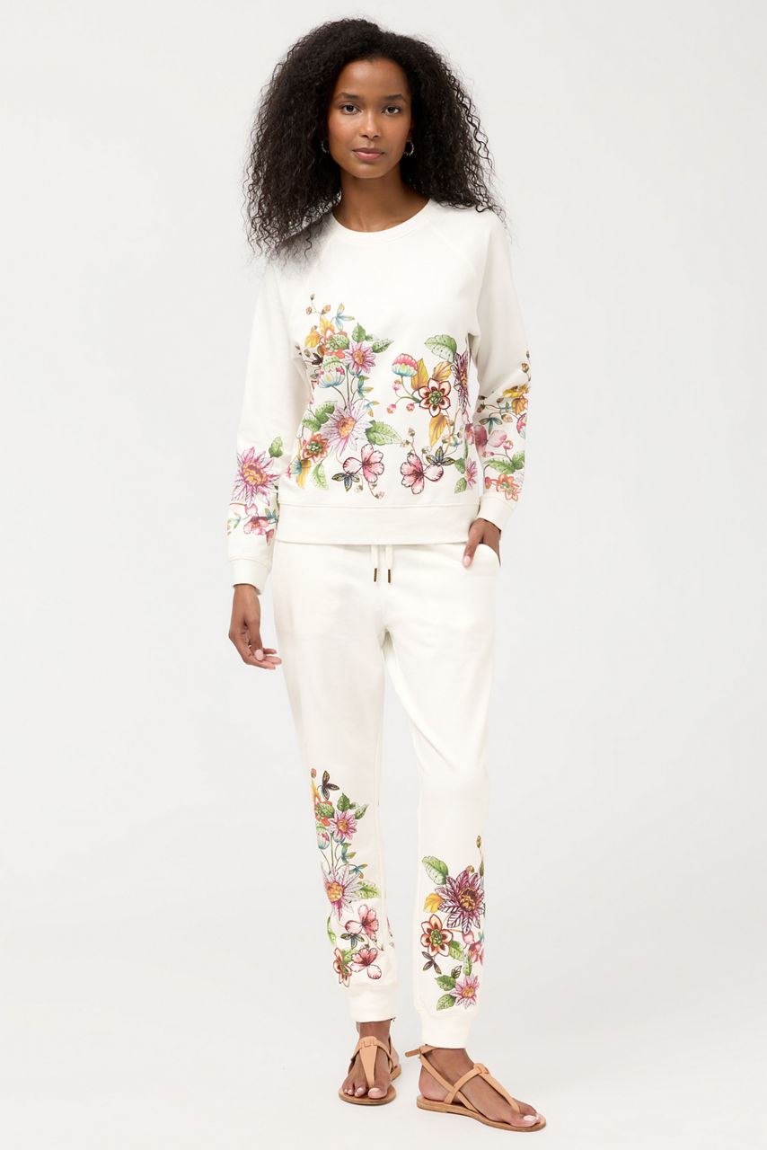 BEE ACTIVE RAGLAN CREW NECK SWEATSHIRT, , large image 4