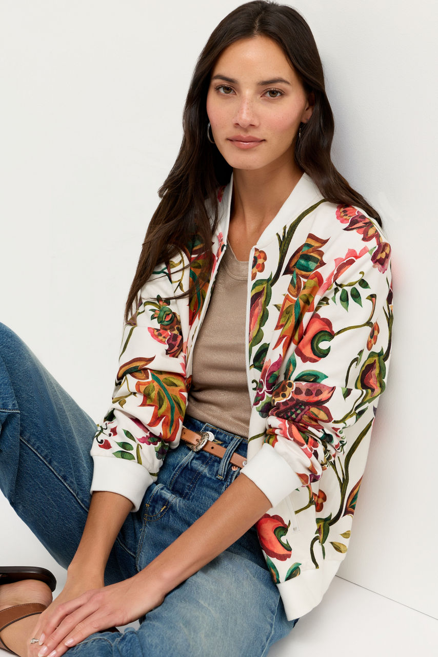 BEE ACTIVE DROP SHOULDER BOMBER JACKET, , large image 1