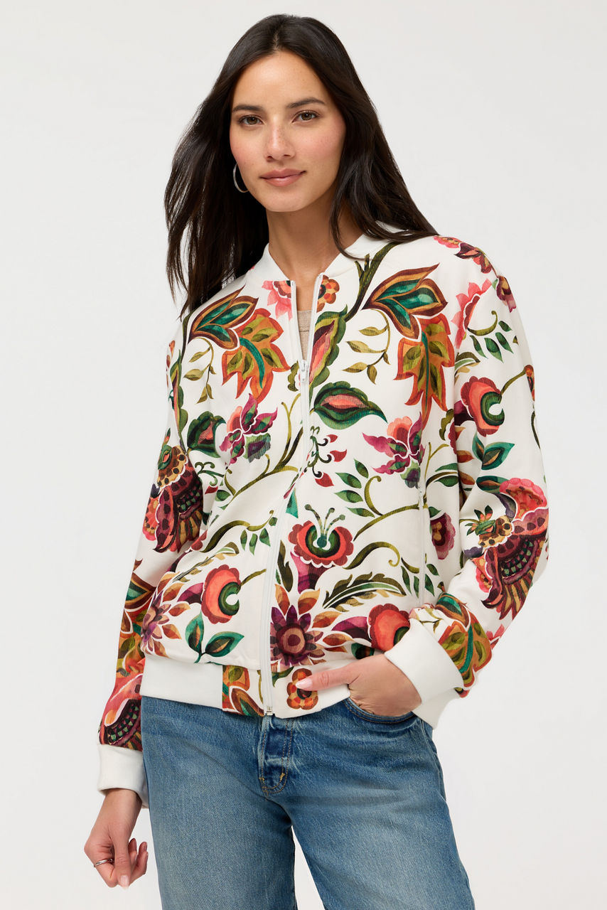 BEE ACTIVE DROP SHOULDER BOMBER JACKET, , large image 2