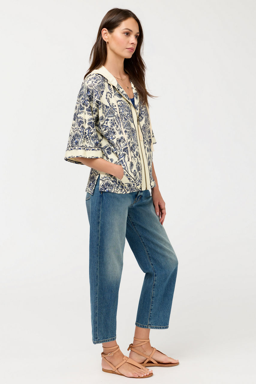 BEE ACTIVE DOLMAN SHORT SLEEVE HOODIE, , large image 3