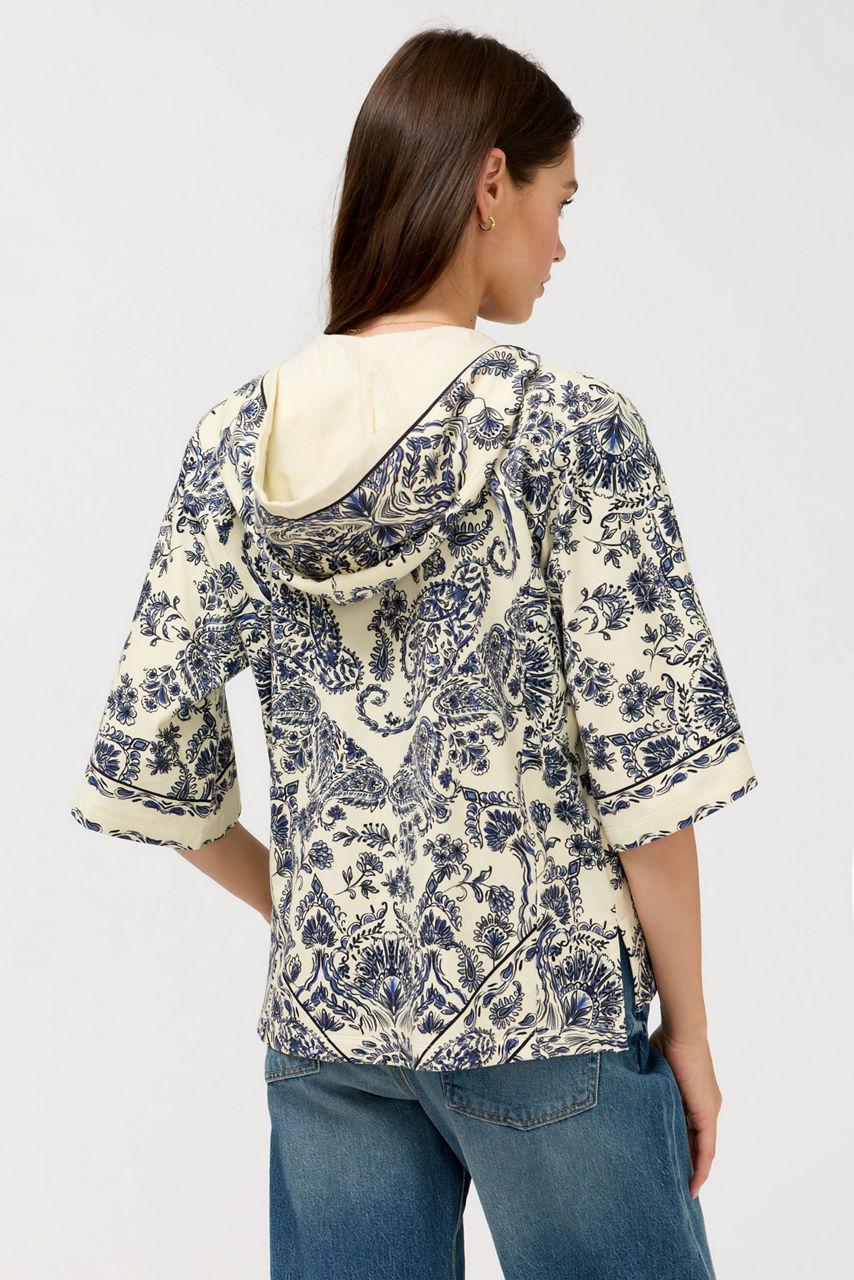 BEE ACTIVE DOLMAN SHORT SLEEVE HOODIE, , large image 4