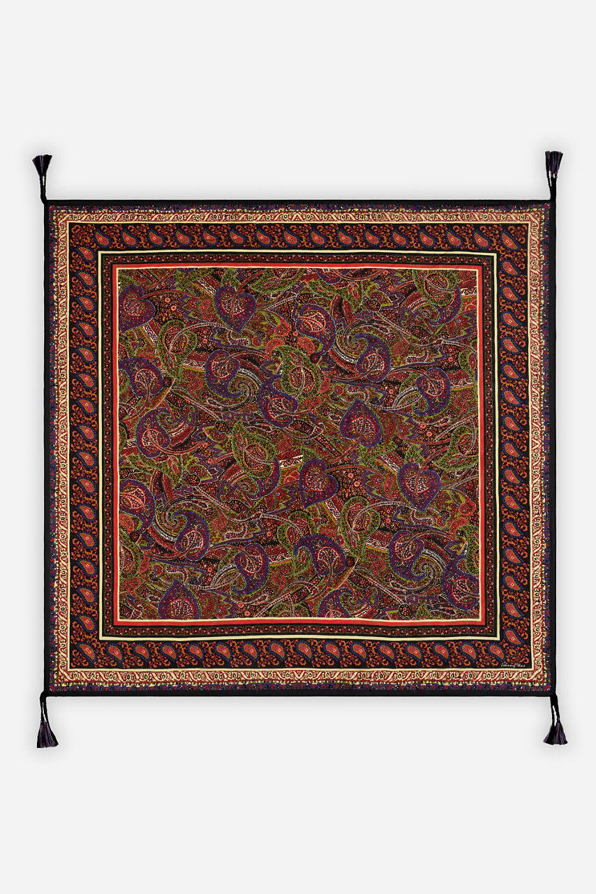 MOSLEY SILK SCARF, , large image 1