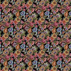 ANTIQUA FLOWER SILK SCARF, , swatch