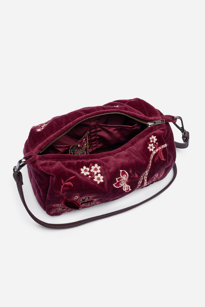VELVET QUILTED CLUTCH, , large image 4