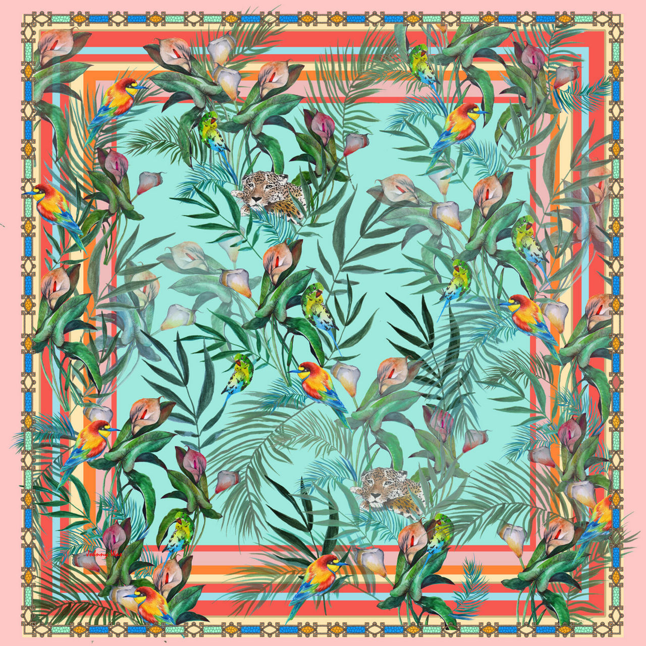 Bohemian Bloom Candle, , swatch