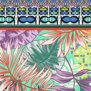 BORDONA SCARF, , swatch