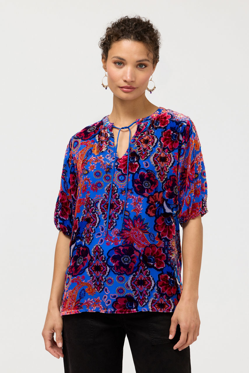 MARGOT SHORT SLEEVE BLOUSE, , large image 1