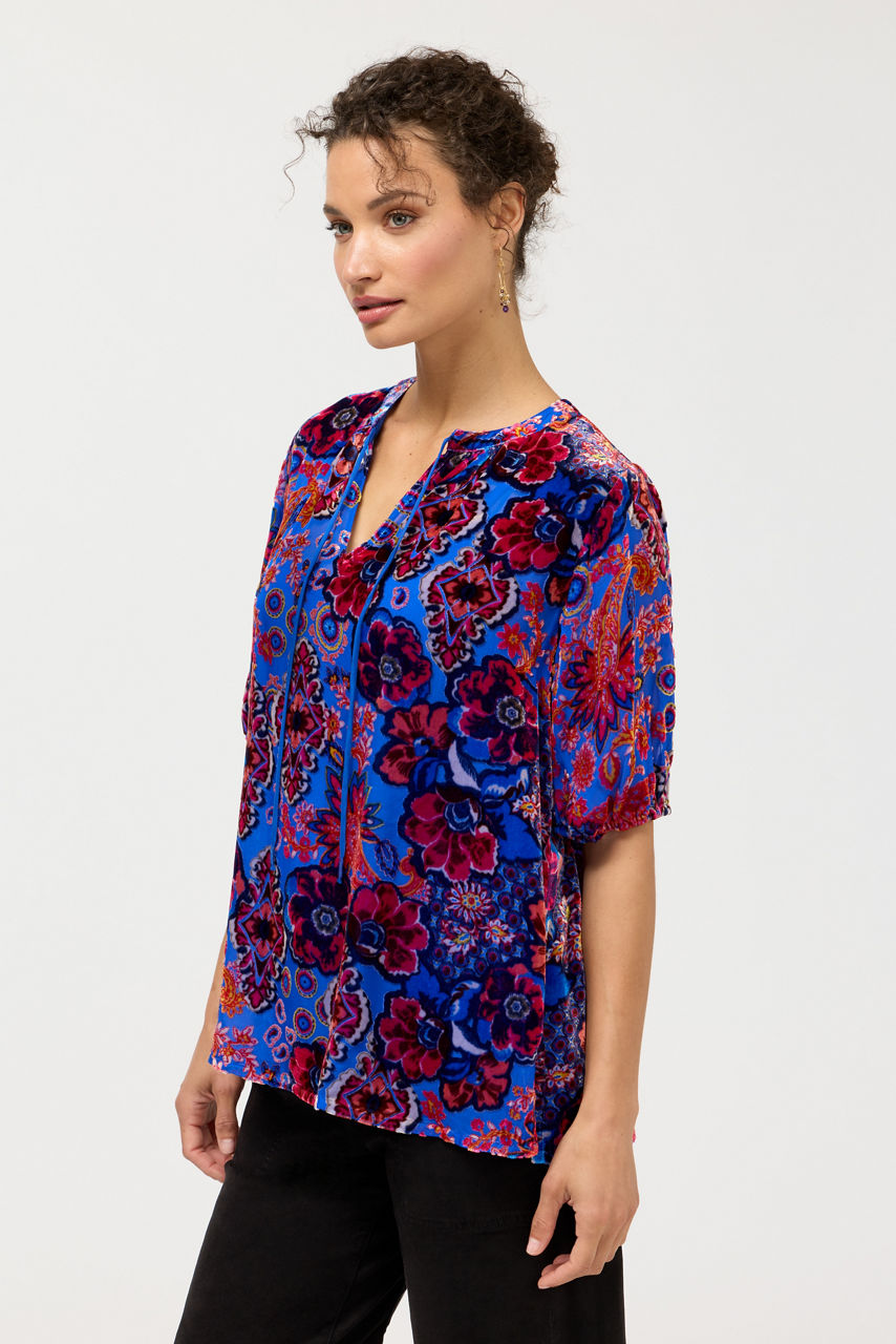 MARGOT SHORT SLEEVE BLOUSE, , large image 2
