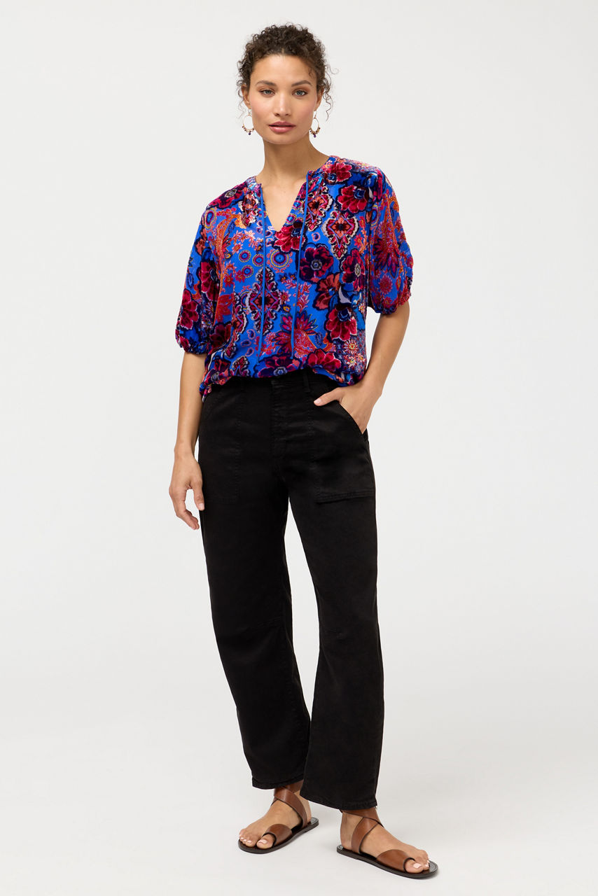MARGOT SHORT SLEEVE BLOUSE, , large image 3