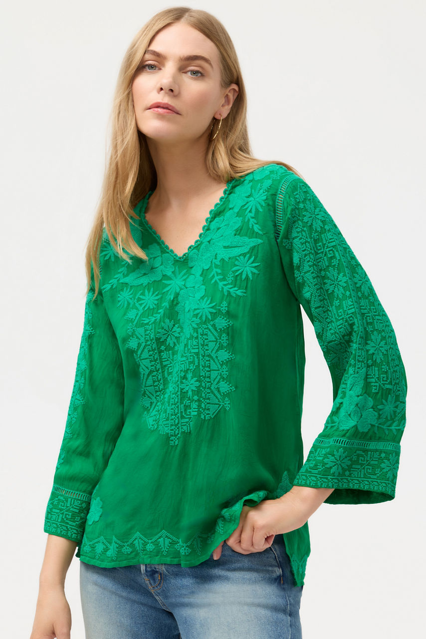 RIVEDA TONAL BLOUSE, , large image 1