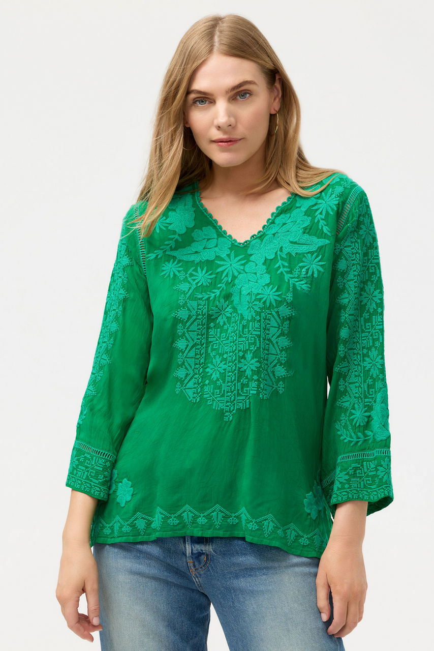 RIVEDA TONAL BLOUSE, , large image 2