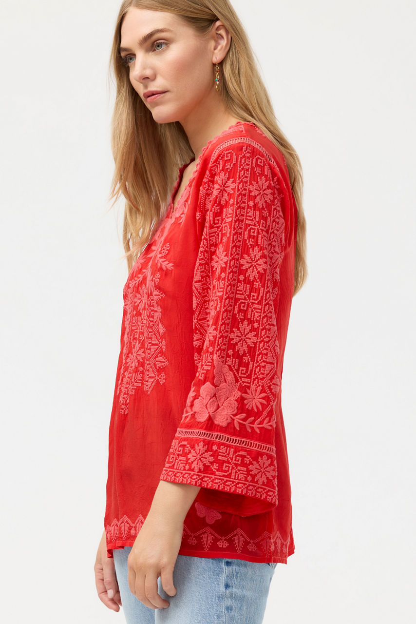 RIVEDA TONAL BLOUSE, , large image 2