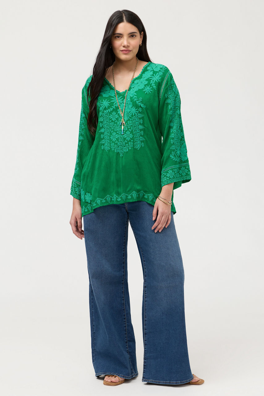 RIVEDA TONAL BLOUSE, , large image 2