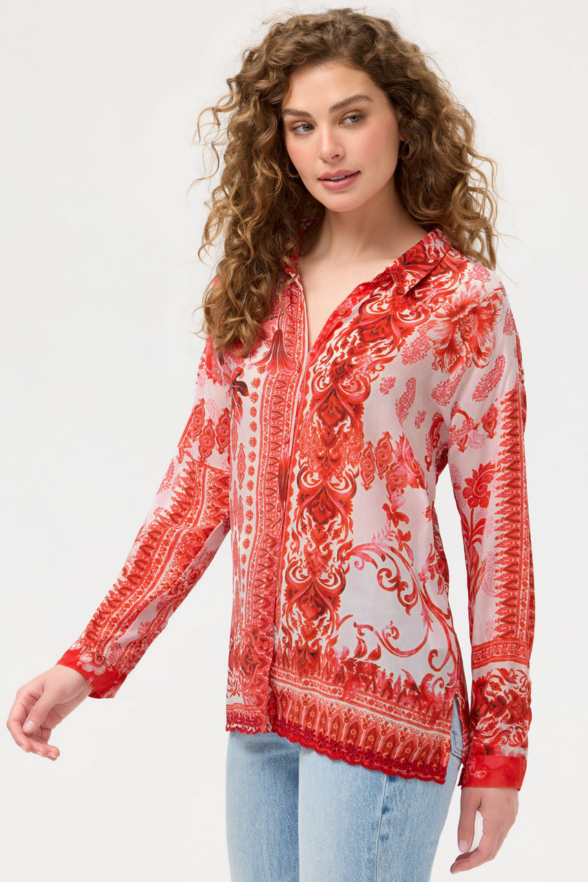 THE AUDREY BUTTON UP SHIRT, , large image 2