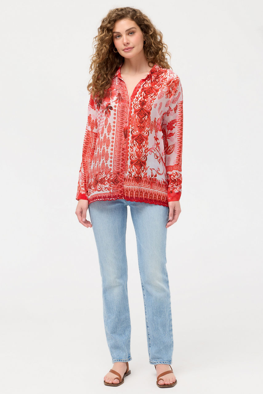 THE AUDREY BUTTON UP SHIRT, , large image 3