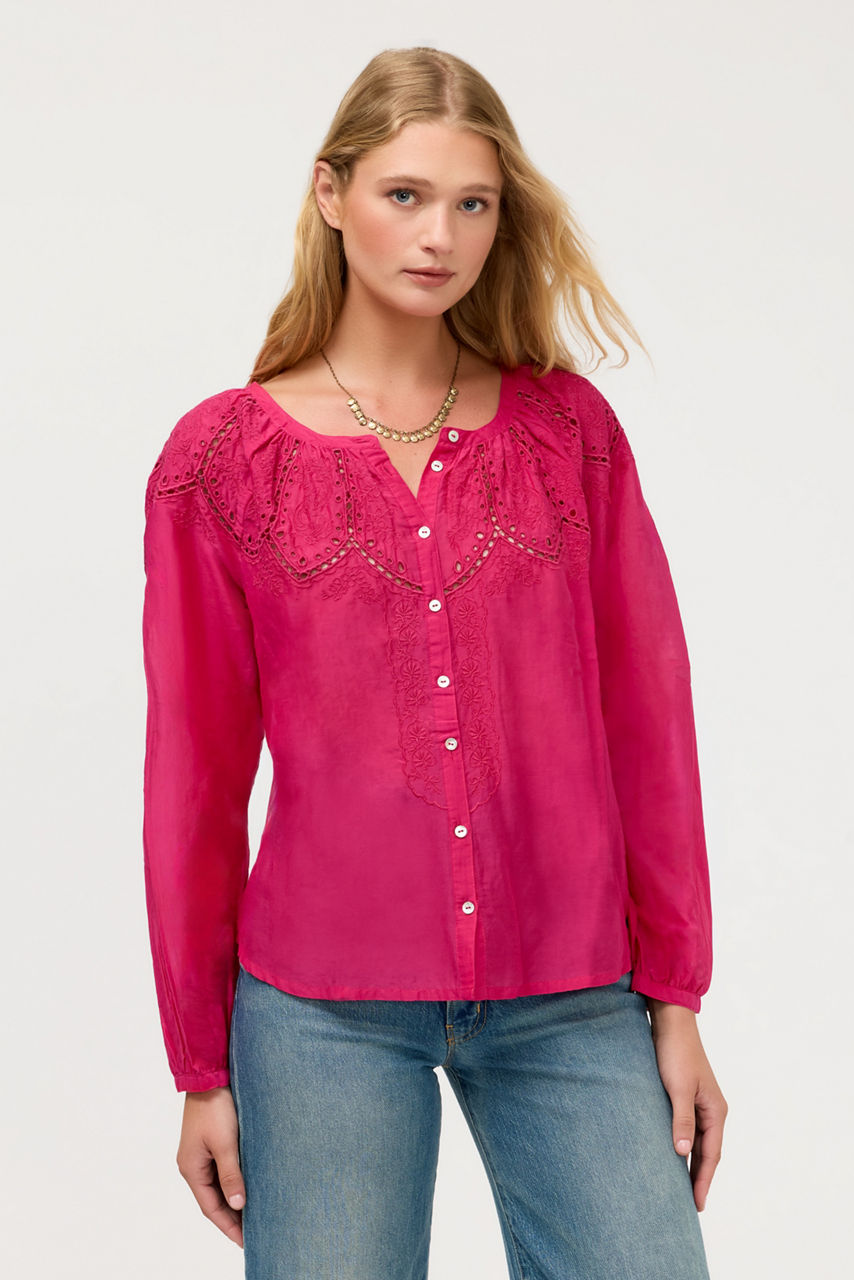 AVAH LONG SLEEVE BUTTON DOWN SHIRT, , large image 1