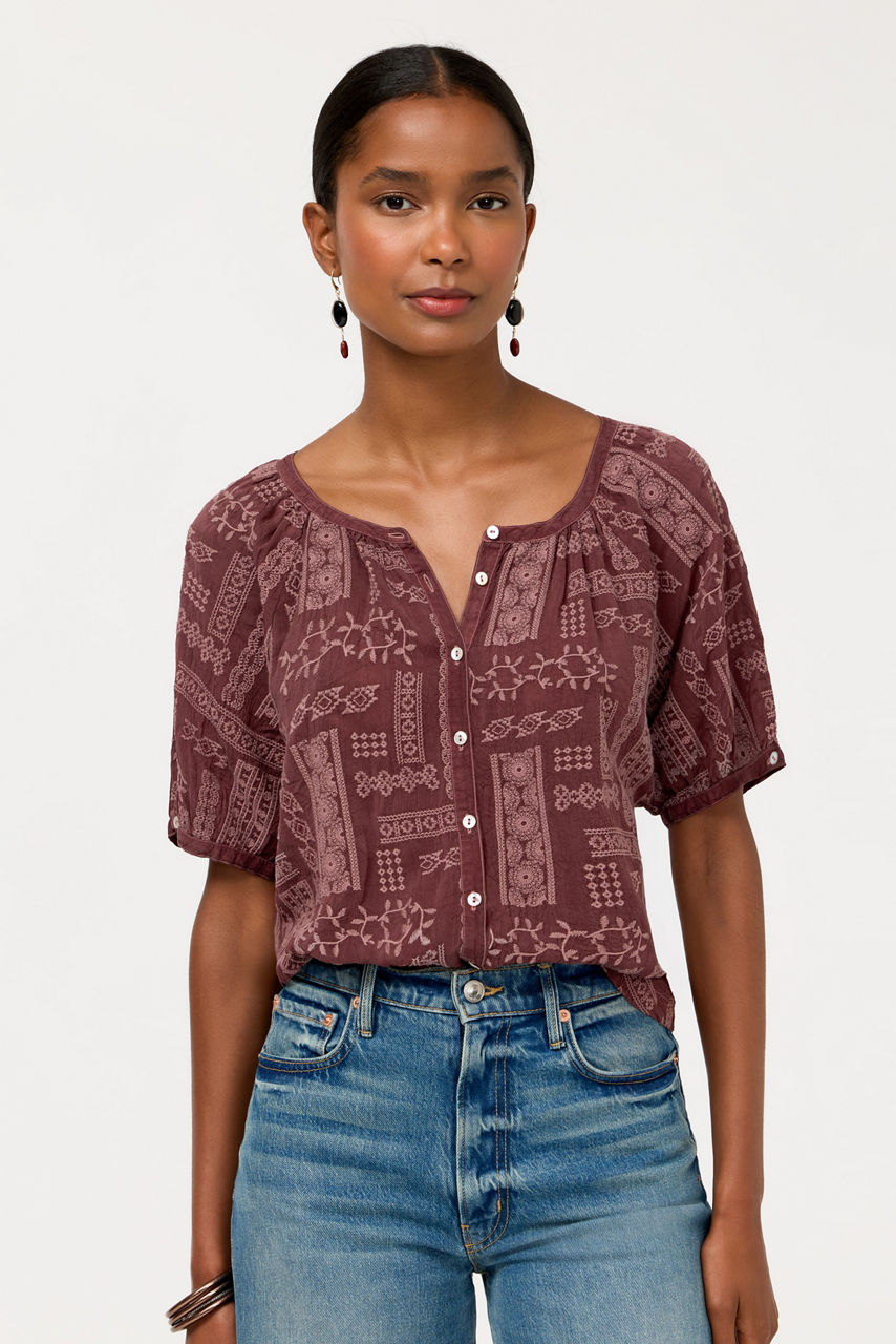 AVAH BUTTON DOWN SHIRT, , large image 1