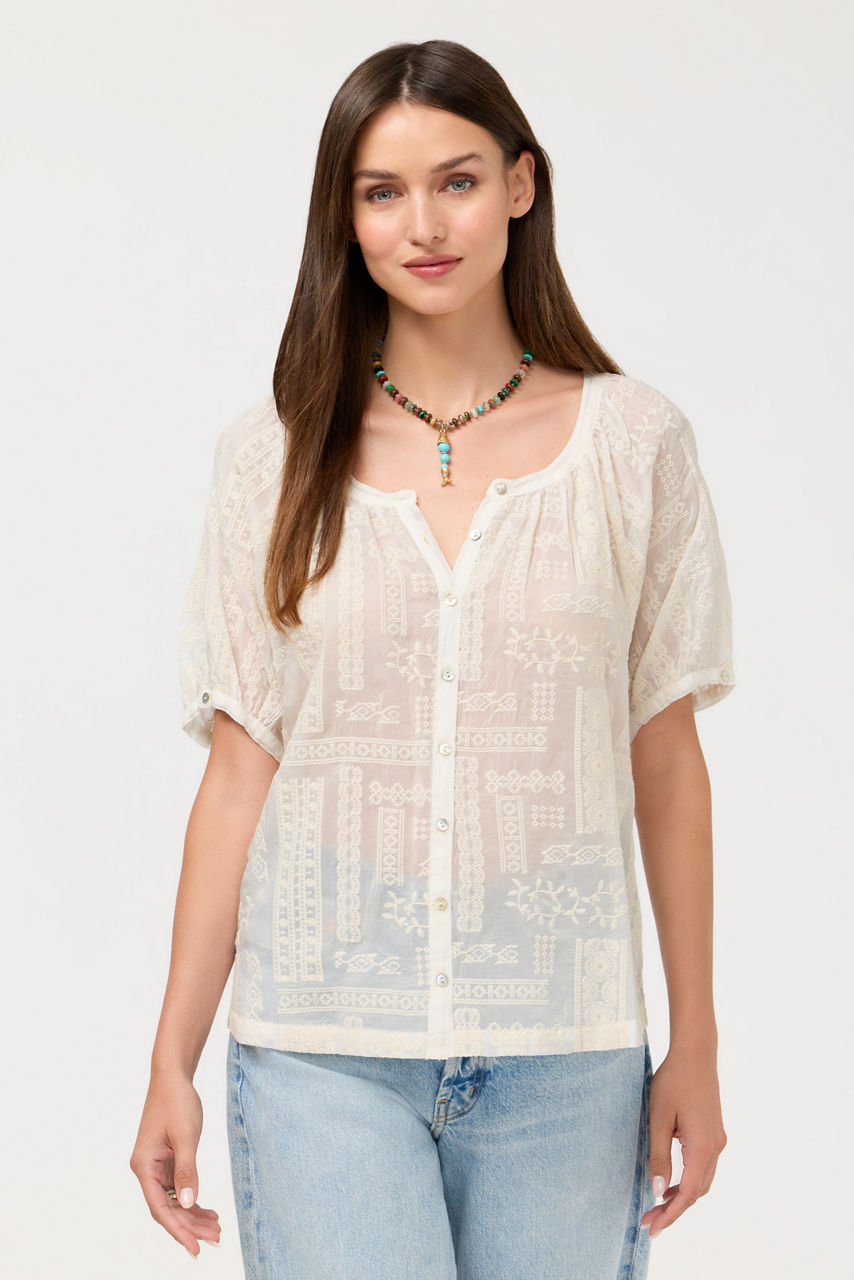 AVAH BUTTON DOWN SHIRT, , large image 1
