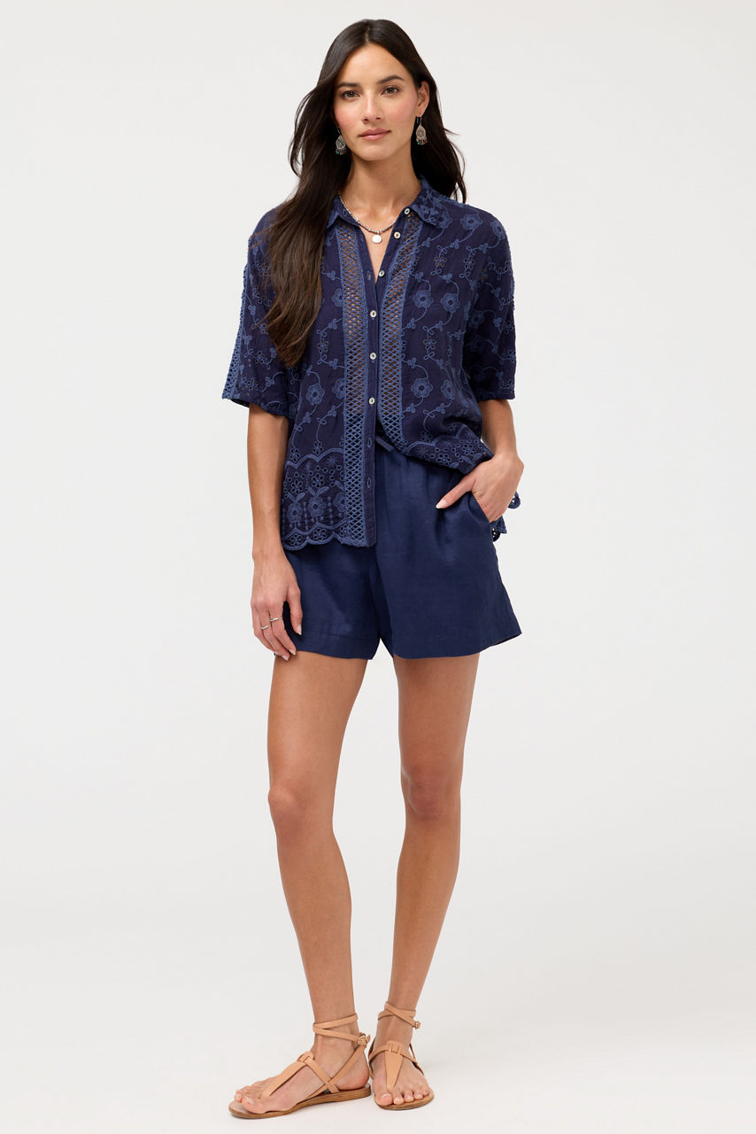 DEENA BUTTON DOWN TOP, , large image 1
