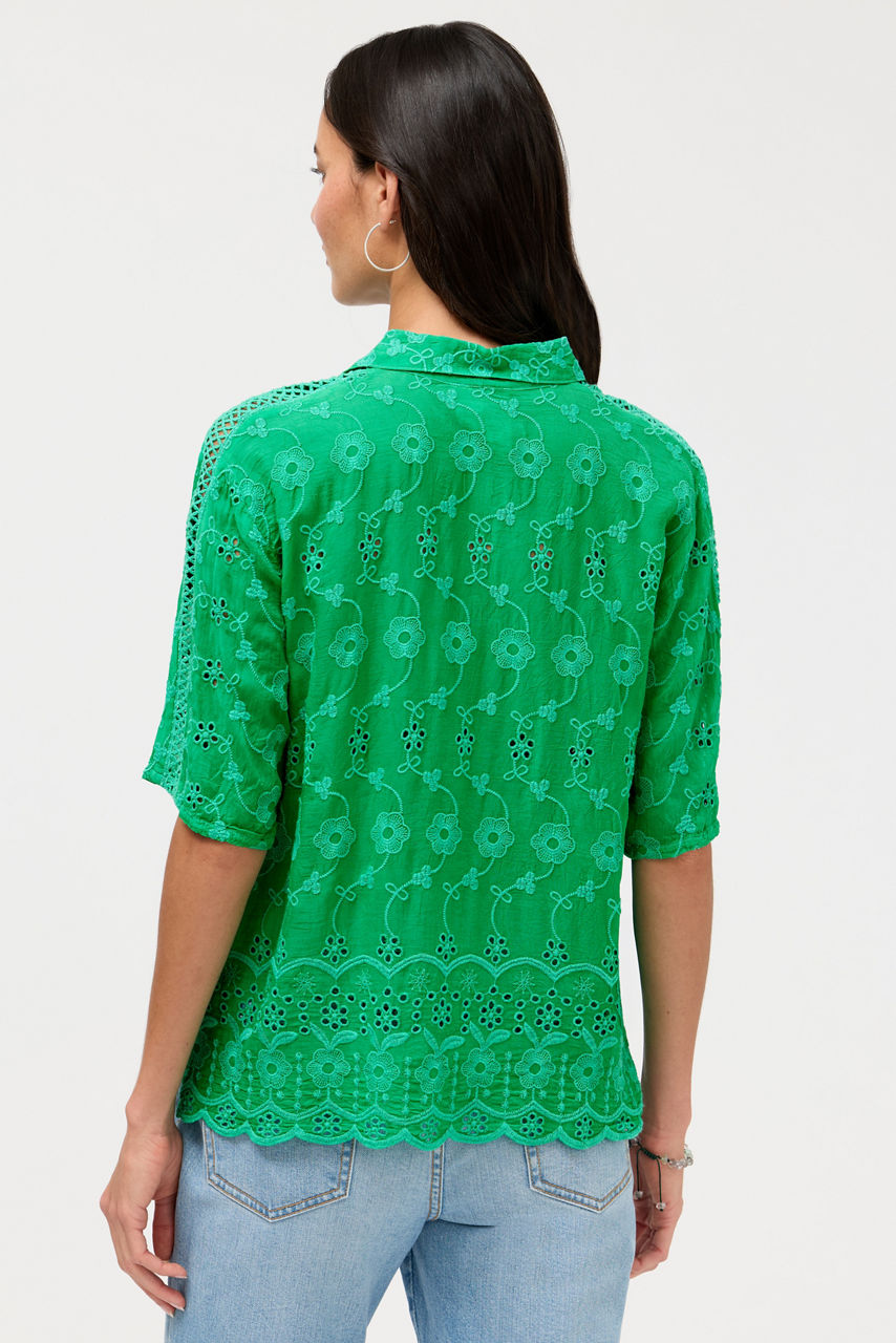 DEENA BUTTON DOWN TOP, , large image 4