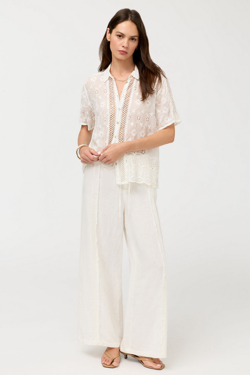 DEENA BUTTON DOWN TOP, , large image 3