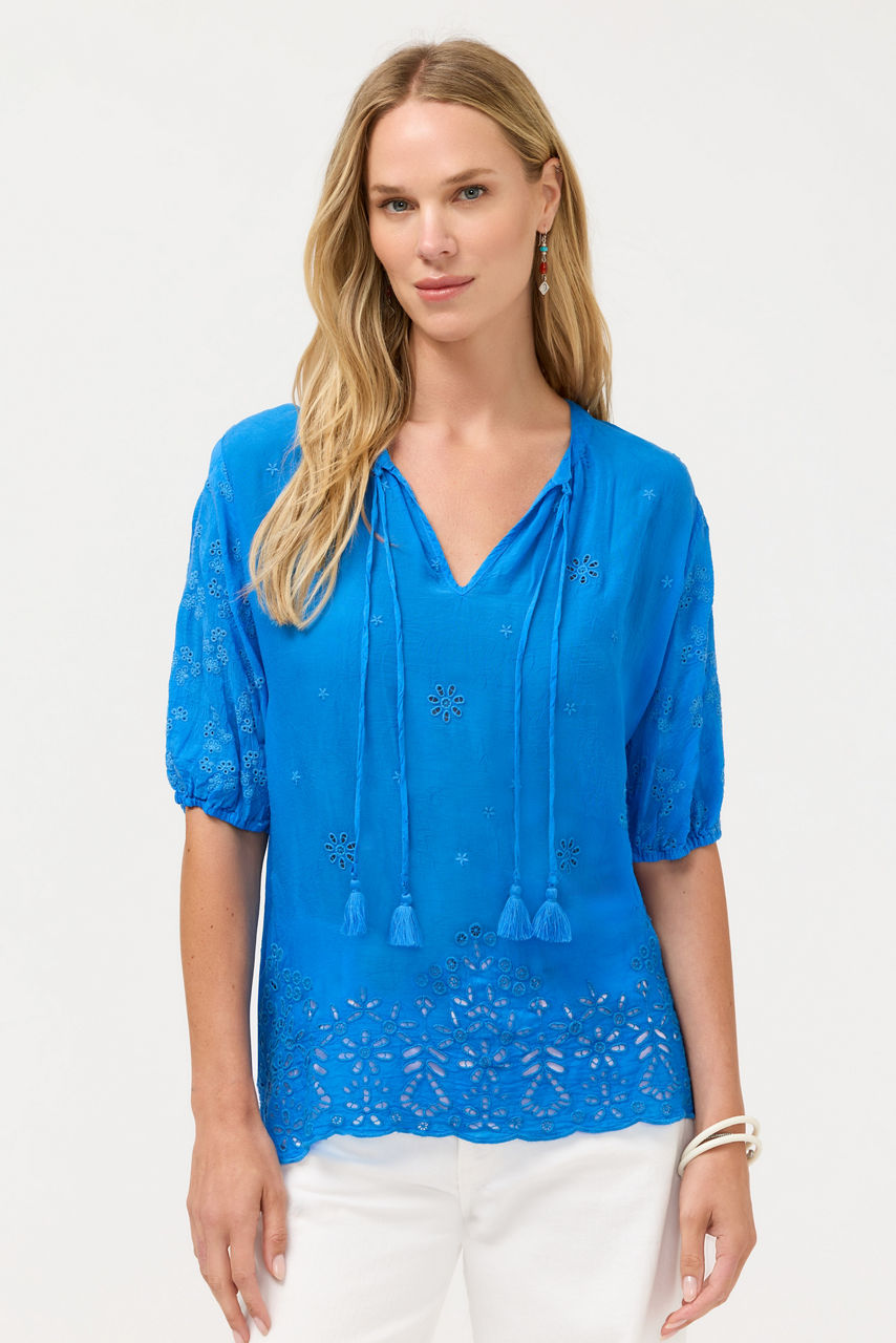 MARGOT SHORT SLEEVE BLOUSE, , large image 1