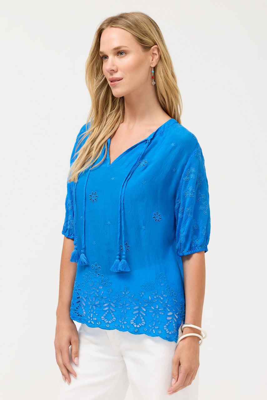 MARGOT SHORT SLEEVE BLOUSE, , large image 2