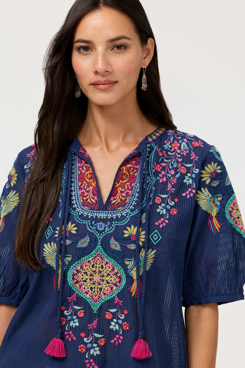 MARGOT SHORT SLEEVE BLOUSE, , large image 3