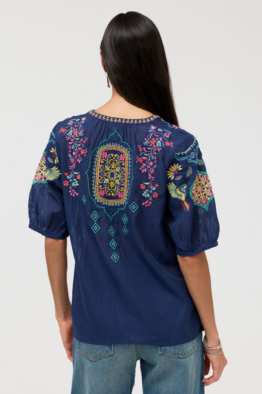 MARGOT SHORT SLEEVE BLOUSE, , large image 4