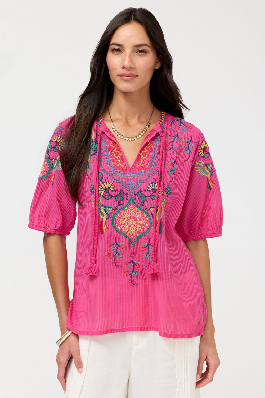 MARGOT SHORT SLEEVE BLOUSE, , large image 1