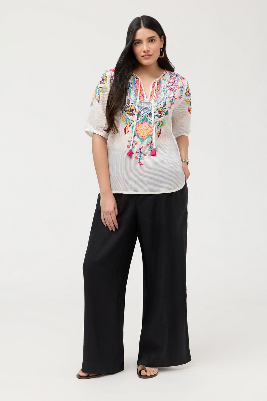 MARGOT SHORT SLEEVE BLOUSE, , large image 3