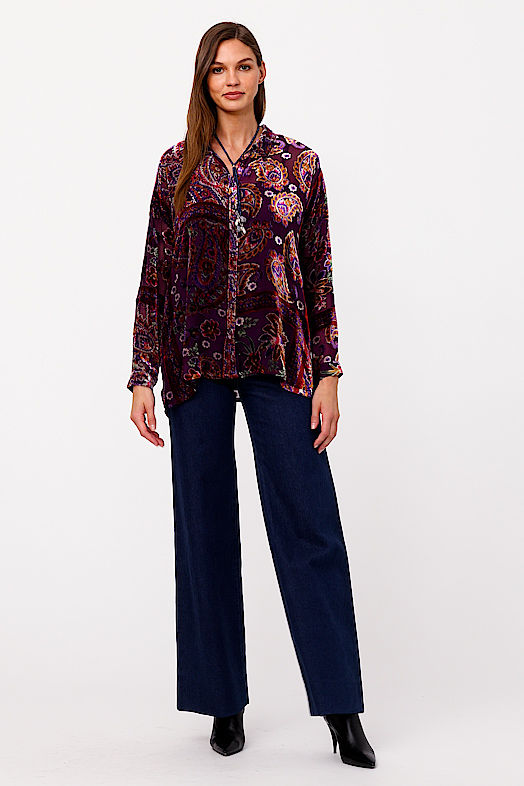 THE SLIM AUDREY COLLARED SHIRT, , large video