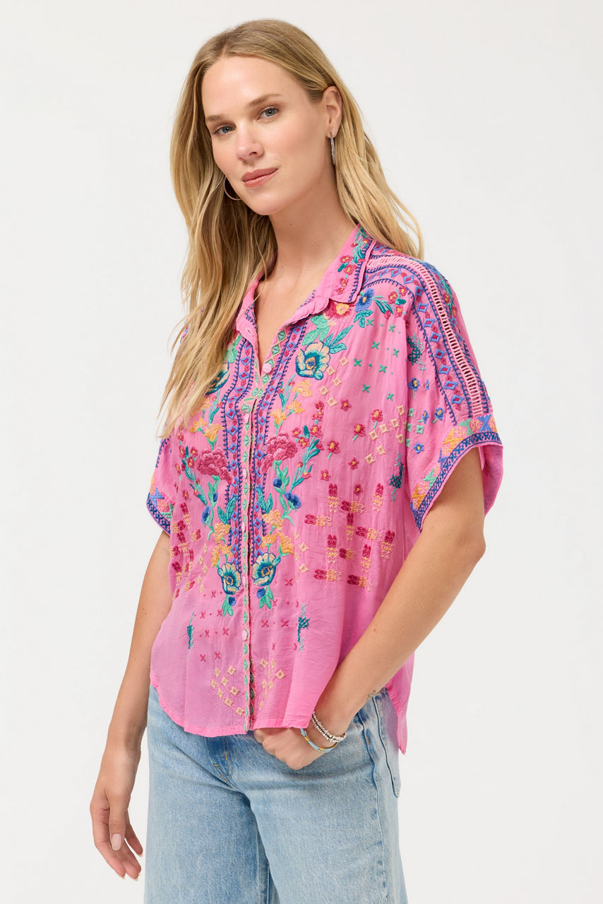 THE AUDREY SHORT SLEEVE SHIRT, , large image 1
