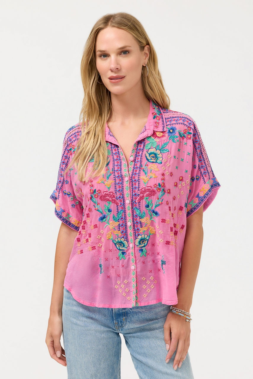 THE AUDREY SHORT SLEEVE SHIRT, , large image 2