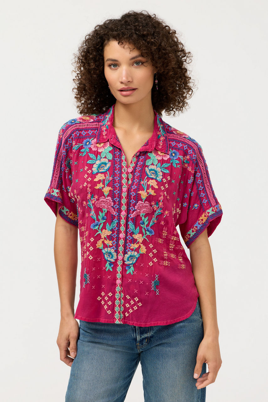 THE AUDREY SHORT SLEEVE SHIRT, , large image 1