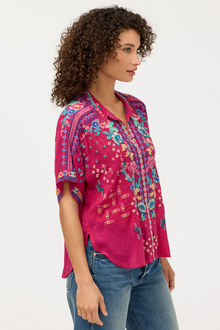 THE AUDREY SHORT SLEEVE SHIRT, , large image 2