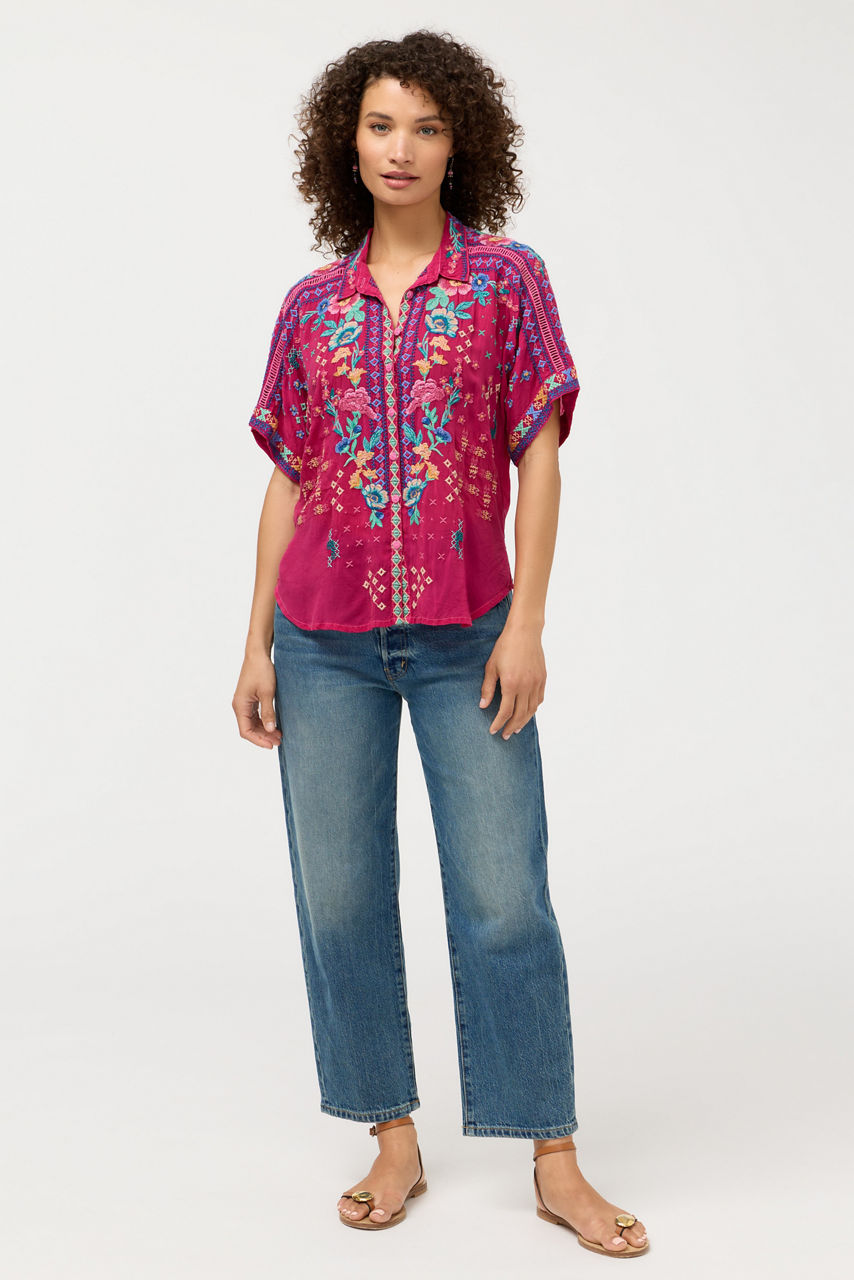 THE AUDREY SHORT SLEEVE SHIRT, , large image 3