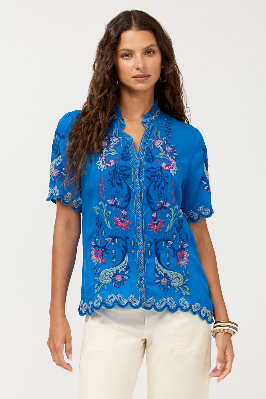 AMYLE SHORT SLEEVE SHIRT, , large image 1