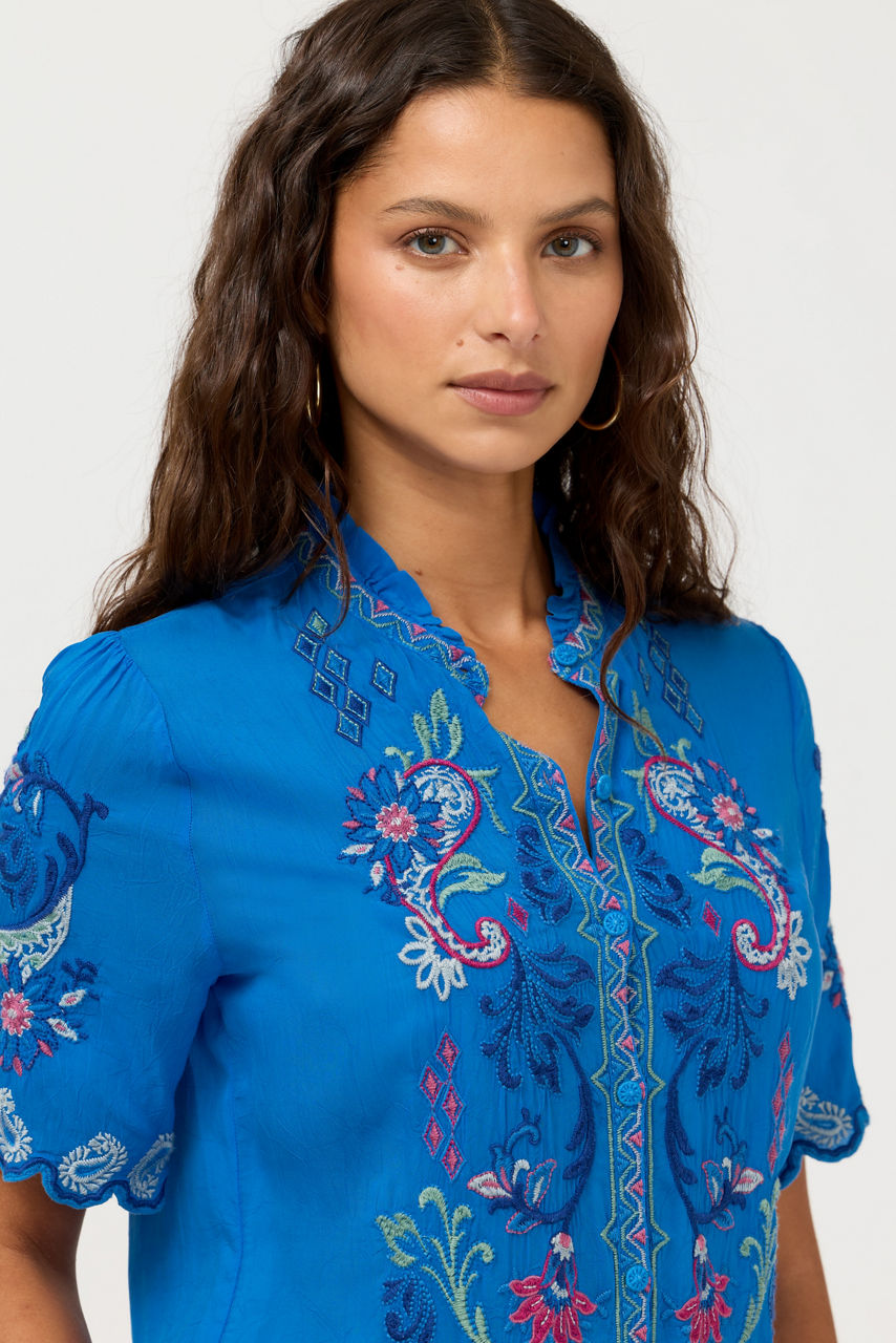 AMYLE SHORT SLEEVE SHIRT, , large image 2