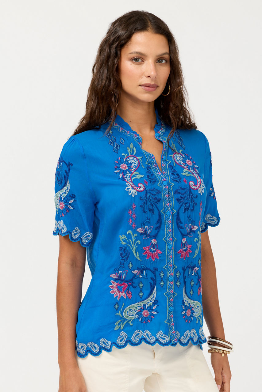 AMYLE SHORT SLEEVE SHIRT, , large image 3