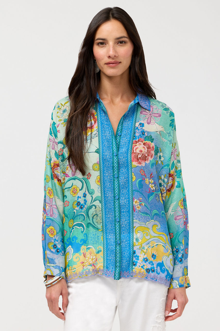THE AUDREY BUTTON UP SHIRT, , large image 3