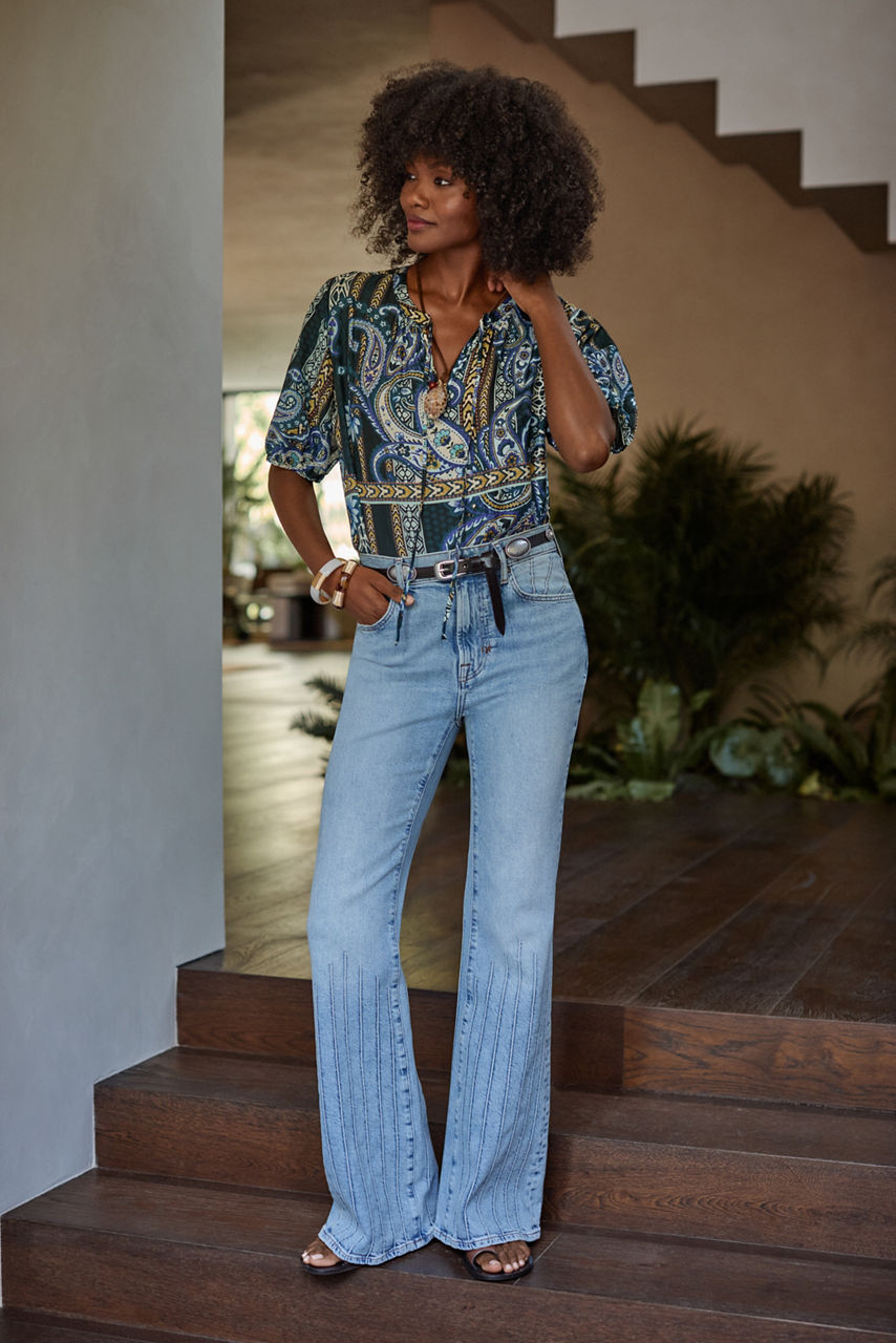 MARGOT SHORT SLEEVE BLOUSE, , large image 5