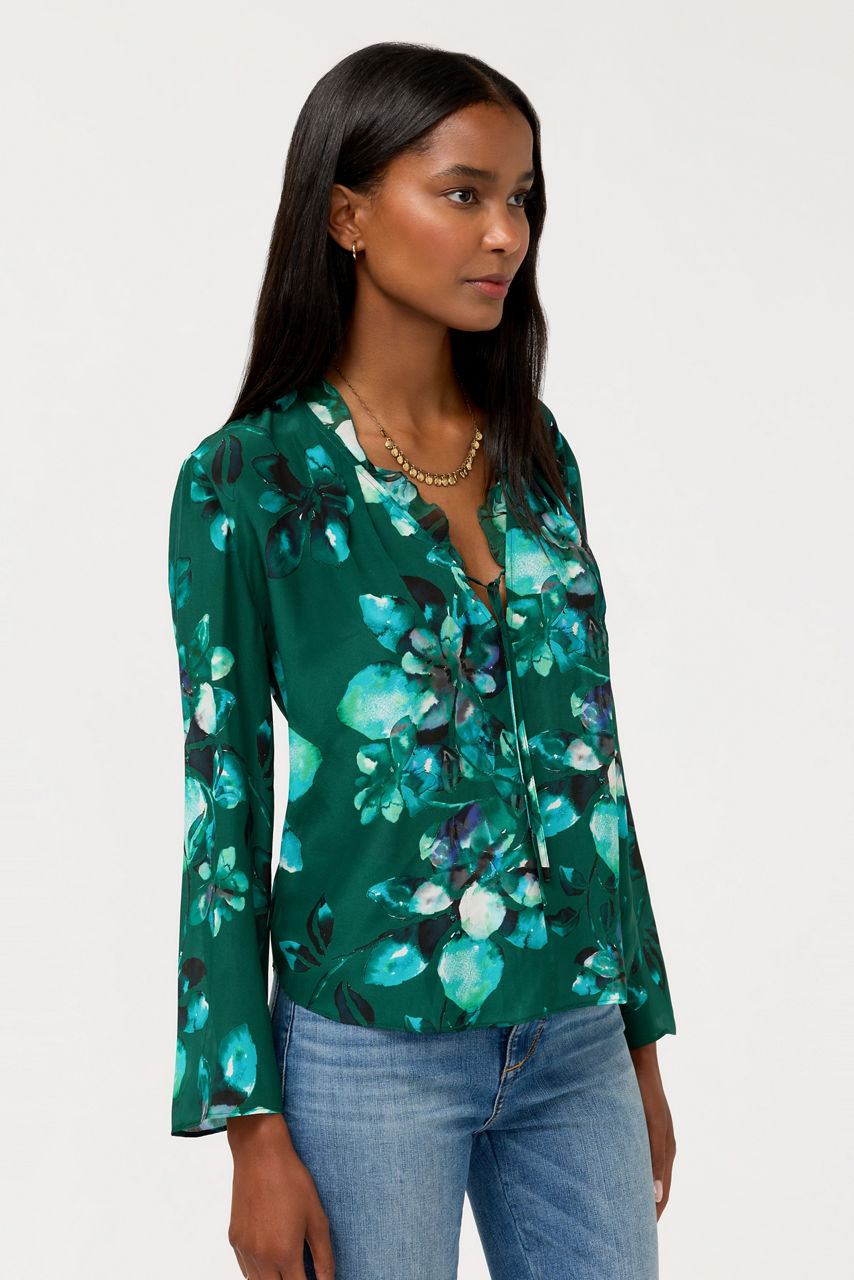 RUFFLE BLOUSE, , large image 2