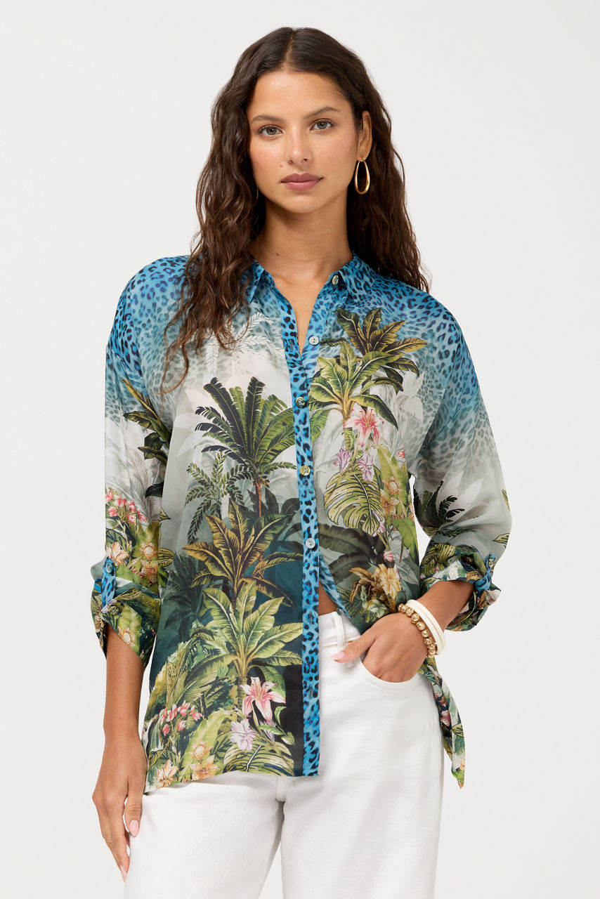 THE AUDREY BUTTON UP SHIRT, , large image 1